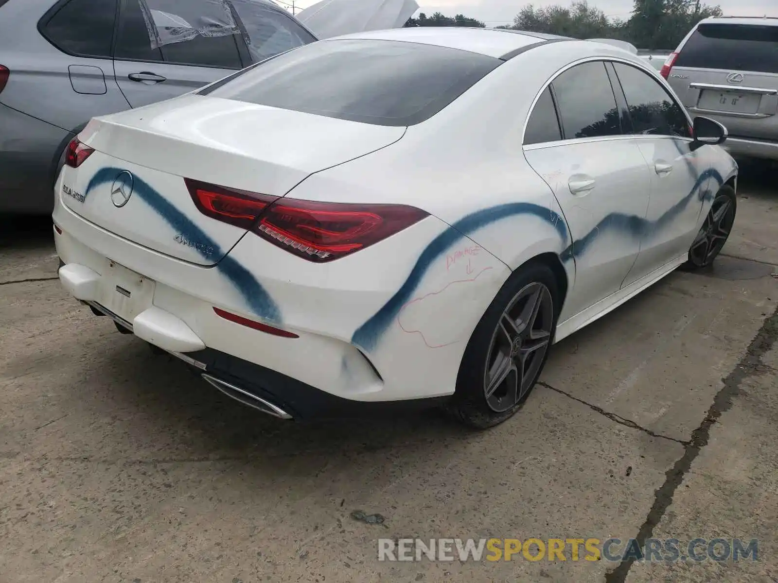 4 Photograph of a damaged car WDD5J4HB8LN075509 MERCEDES-BENZ CLA-CLASS 2020