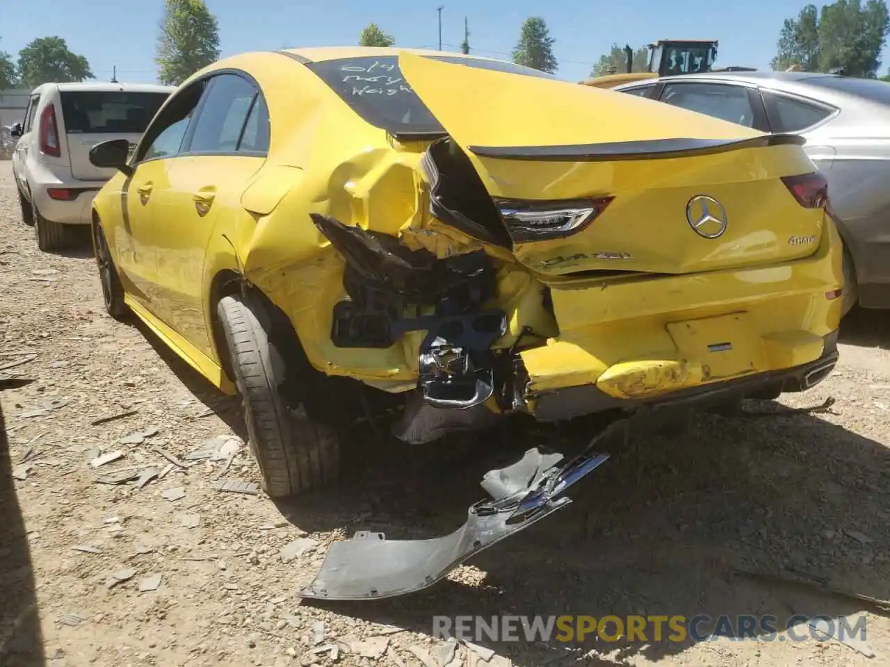 3 Photograph of a damaged car WDD5J4HB9LN037447 MERCEDES-BENZ CLA-CLASS 2020