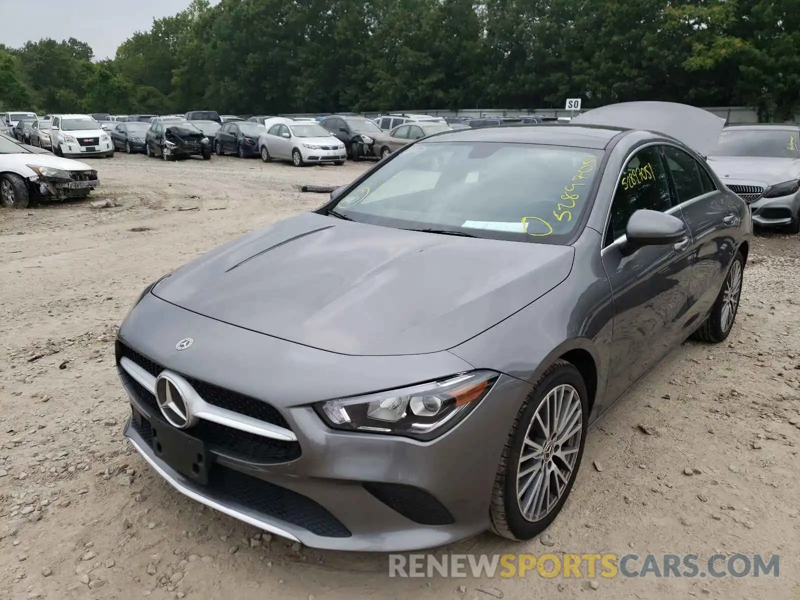 2 Photograph of a damaged car WDD5J4HB9LN059626 MERCEDES-BENZ CLA-CLASS 2020