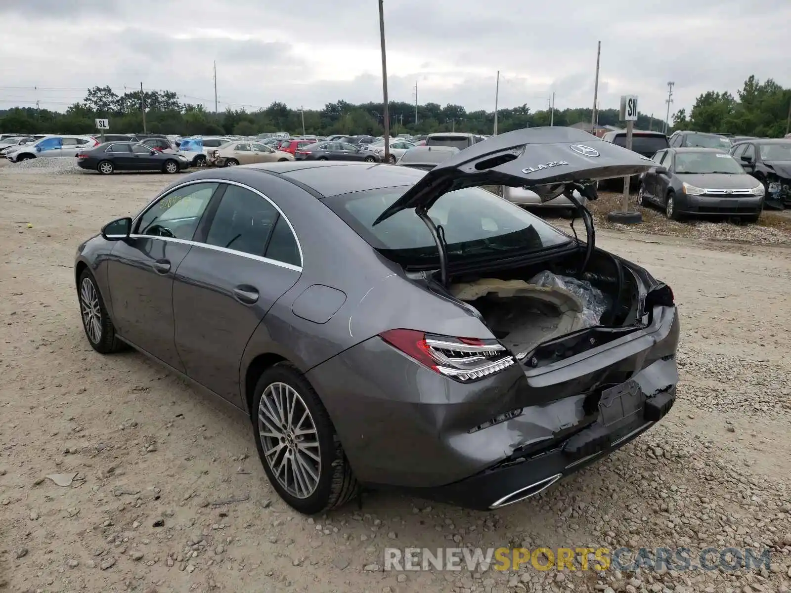 3 Photograph of a damaged car WDD5J4HB9LN059626 MERCEDES-BENZ CLA-CLASS 2020