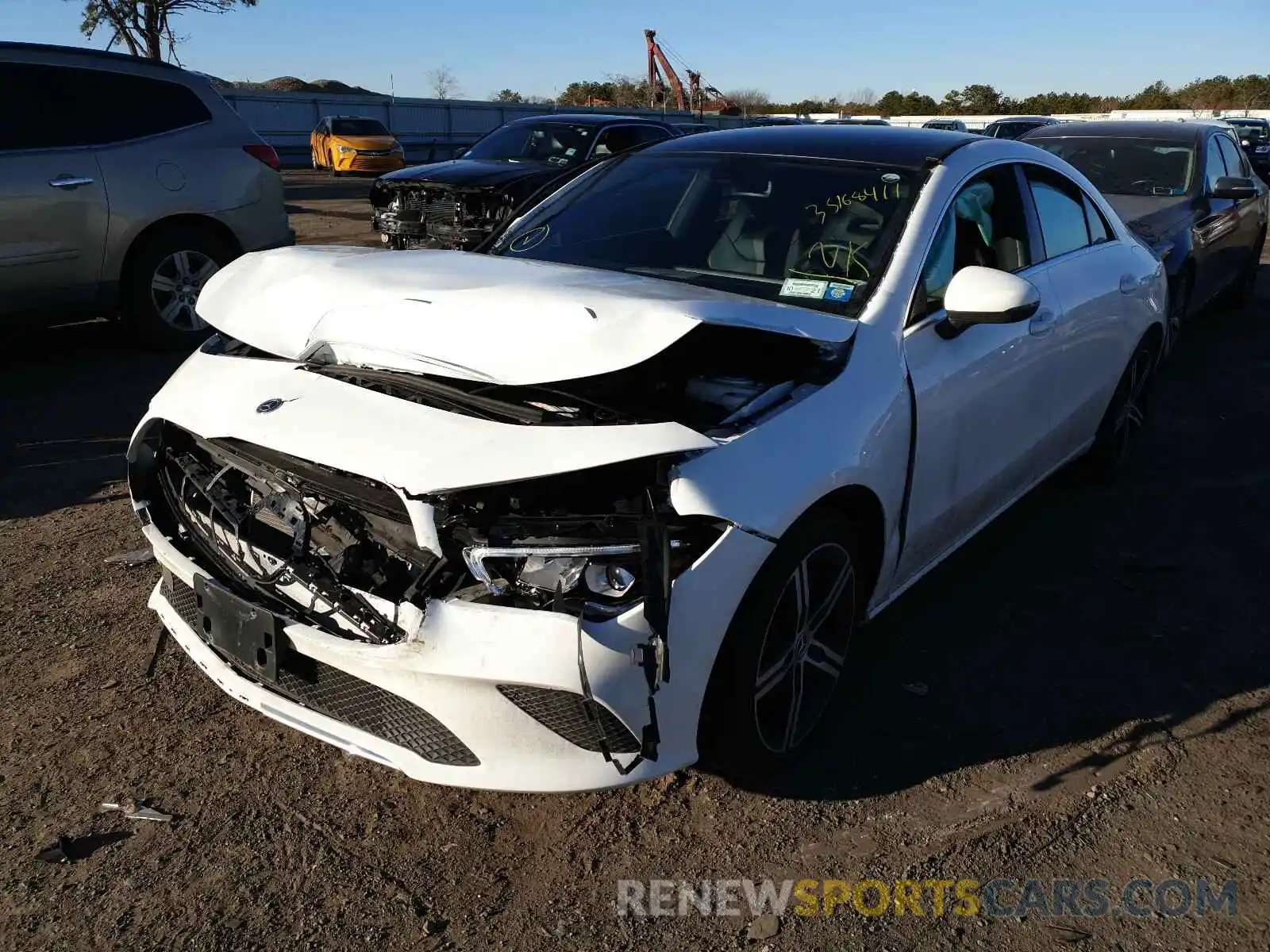 2 Photograph of a damaged car WDD5J4HB9LN060047 MERCEDES-BENZ CLA-CLASS 2020