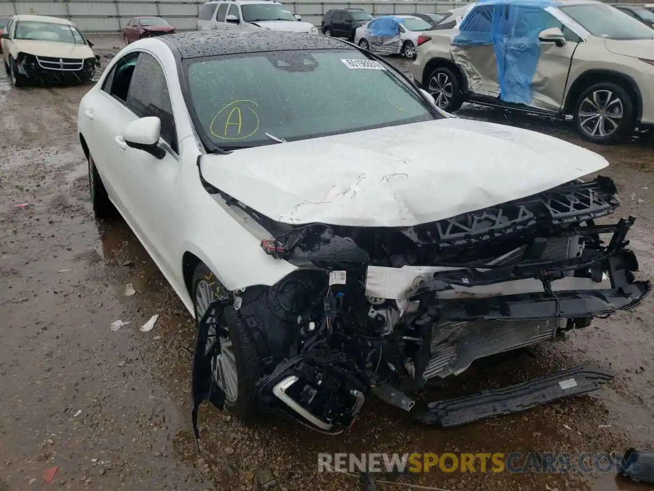 1 Photograph of a damaged car WDD5J4HB9LN064924 MERCEDES-BENZ CLA-CLASS 2020