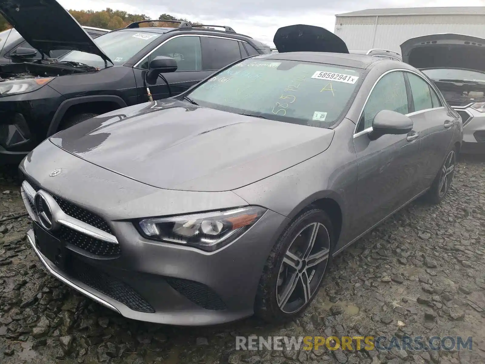 2 Photograph of a damaged car WDD5J4HB9LN067869 MERCEDES-BENZ CLA-CLASS 2020