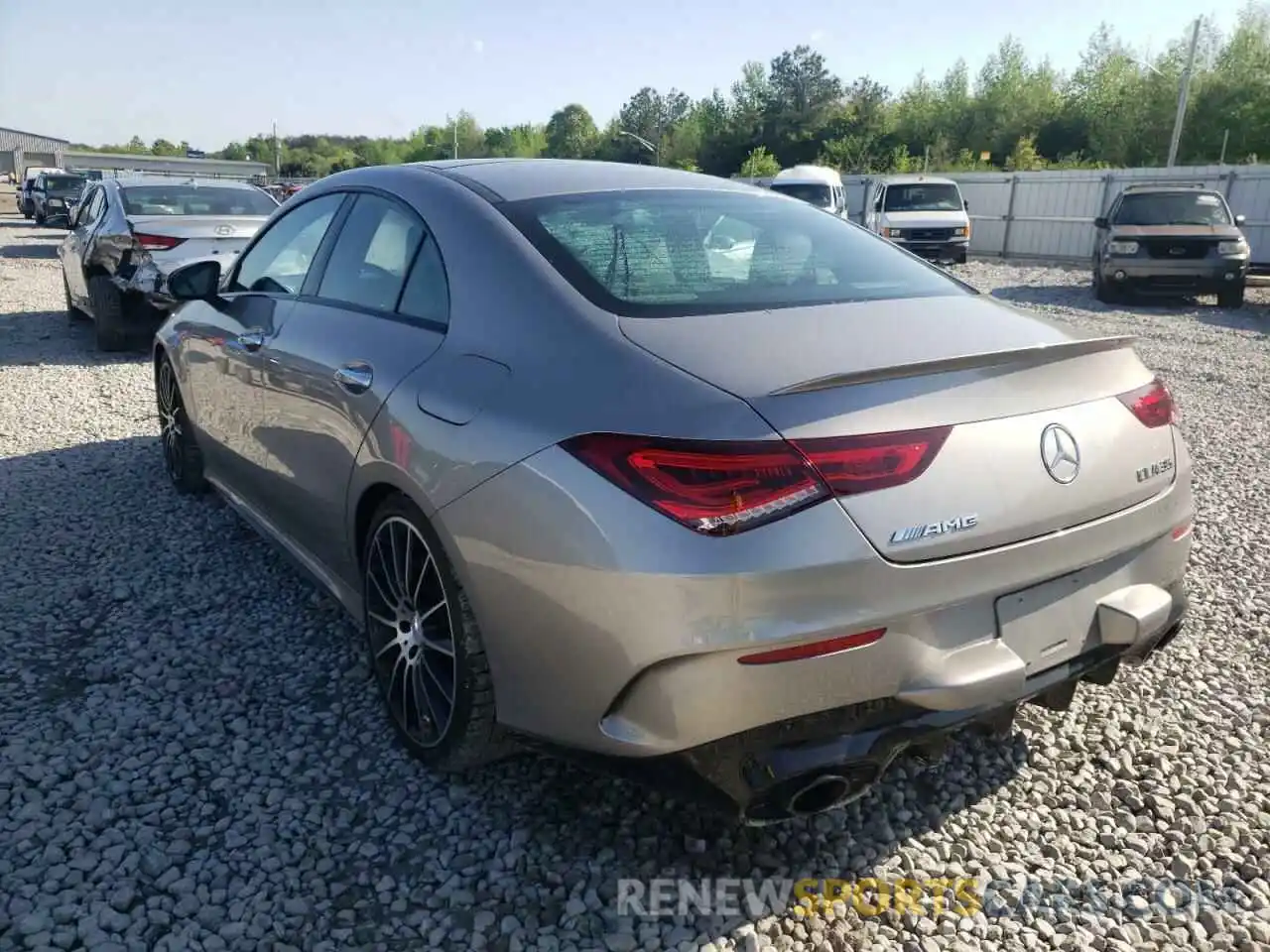 3 Photograph of a damaged car WDD5J5BB1LN063572 MERCEDES-BENZ CLA-CLASS 2020