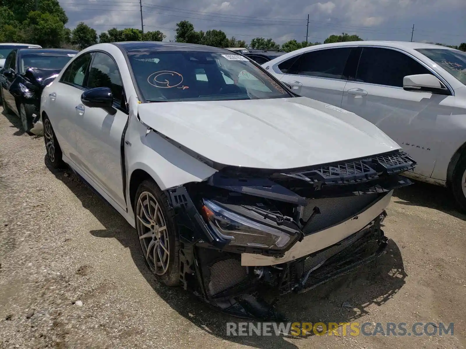 1 Photograph of a damaged car WDD5J5DB8LN007741 MERCEDES-BENZ CLA-CLASS 2020