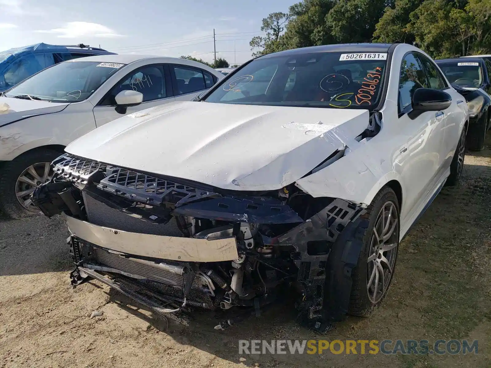 2 Photograph of a damaged car WDD5J5DB8LN007741 MERCEDES-BENZ CLA-CLASS 2020