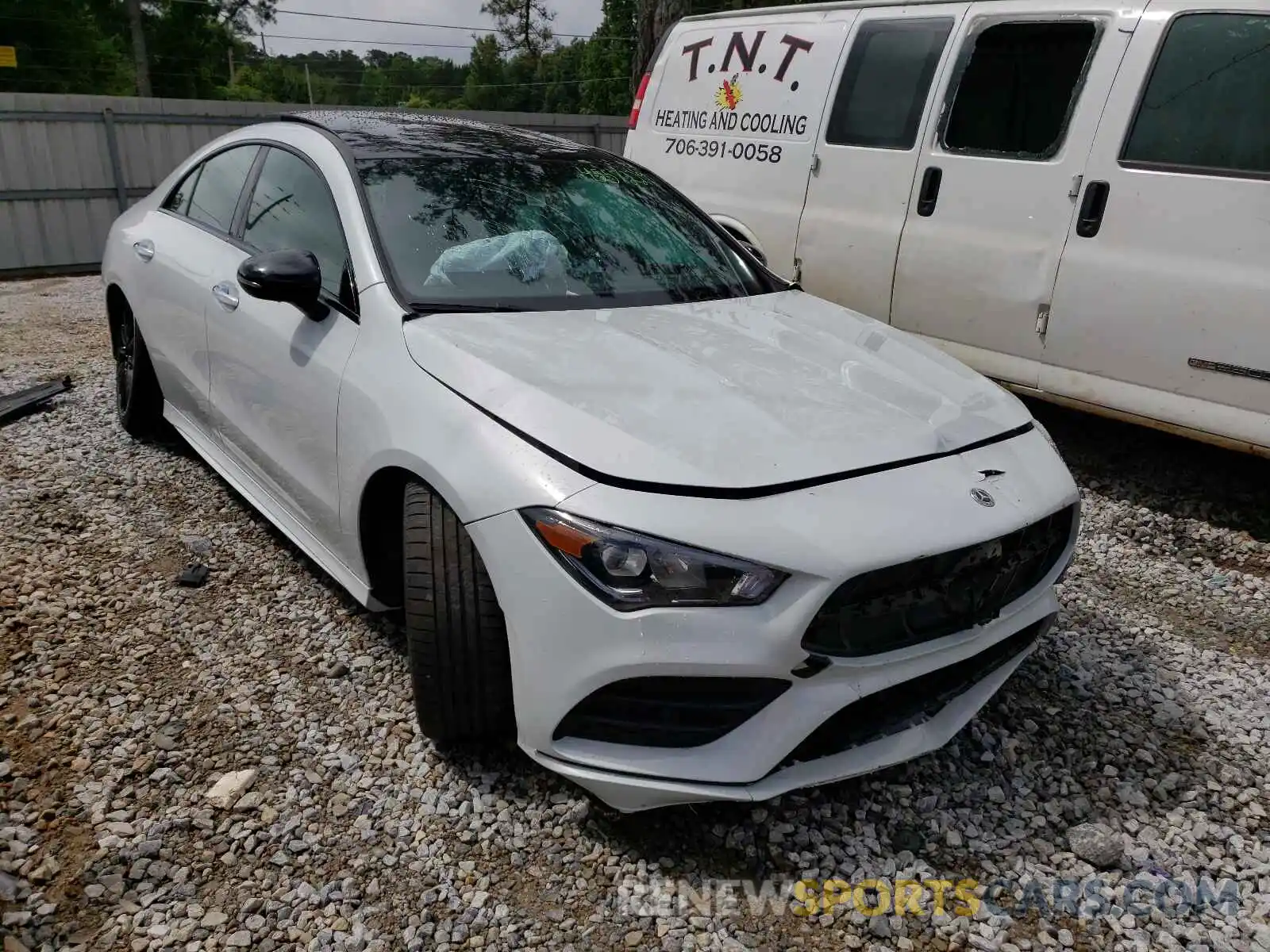 1 Photograph of a damaged car W1K5J4GB0MN183948 MERCEDES-BENZ CLA-CLASS 2021