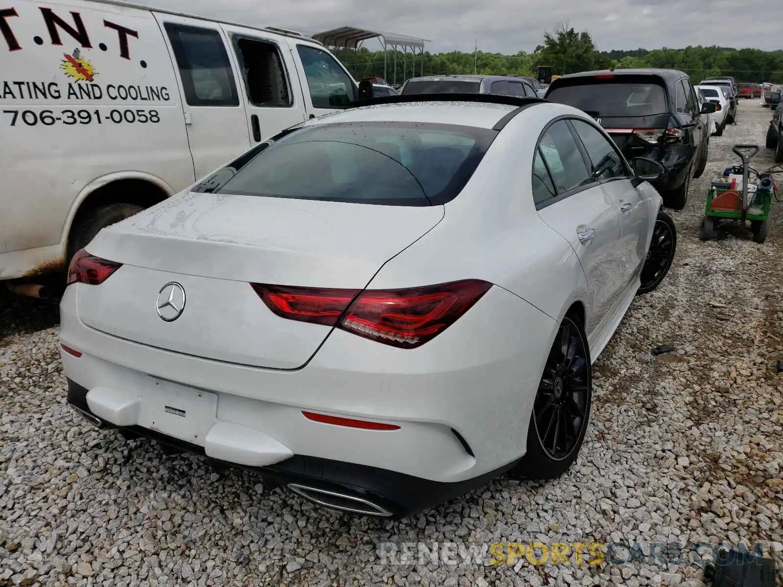 4 Photograph of a damaged car W1K5J4GB0MN183948 MERCEDES-BENZ CLA-CLASS 2021