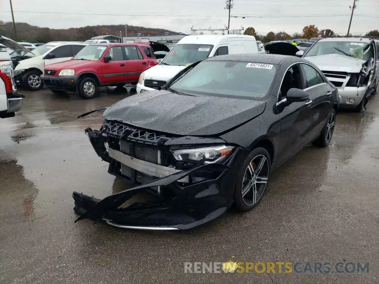 2 Photograph of a damaged car W1K5J4GB0MN185246 MERCEDES-BENZ CLA-CLASS 2021