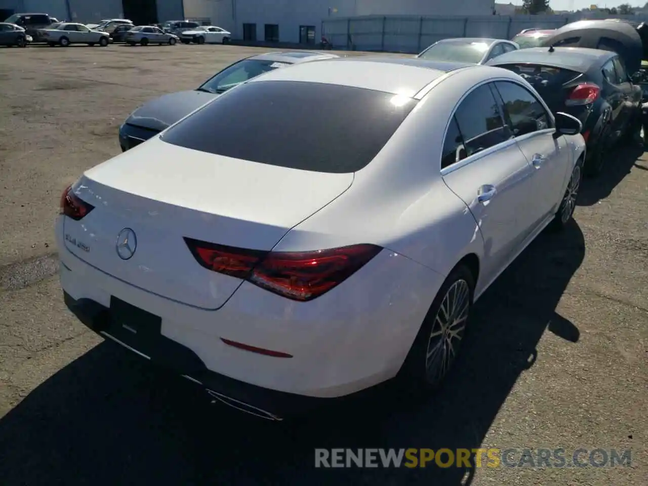 4 Photograph of a damaged car W1K5J4GB1MN173929 MERCEDES-BENZ CLA-CLASS 2021