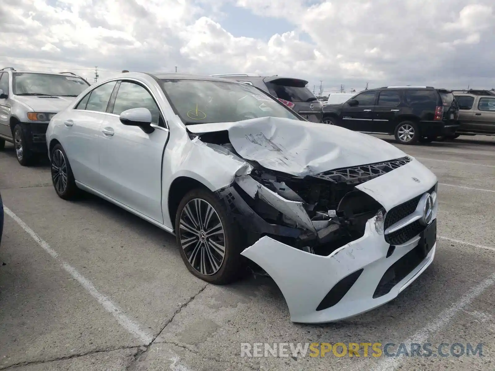 1 Photograph of a damaged car W1K5J4GB1MN216813 MERCEDES-BENZ CLA-CLASS 2021