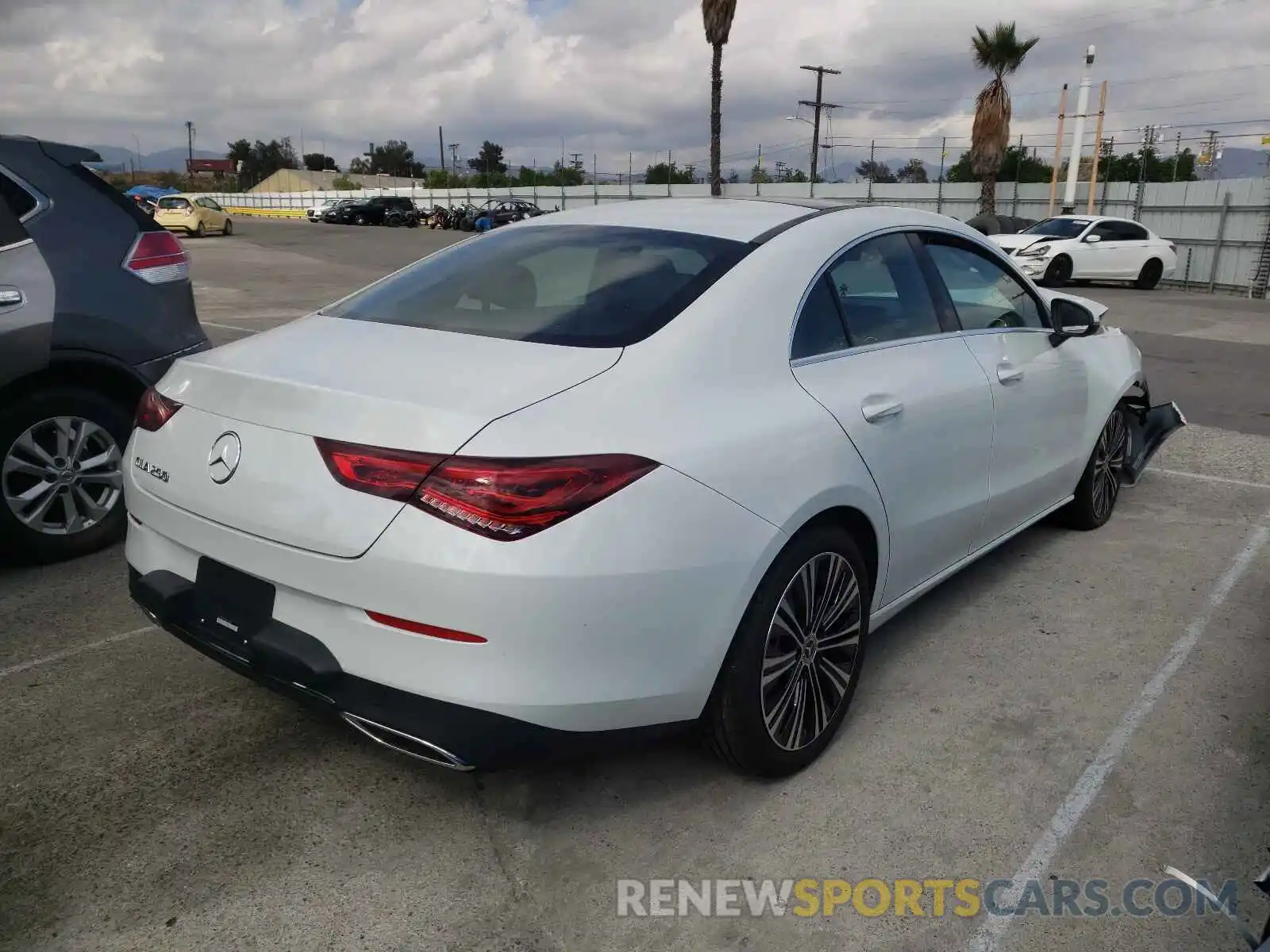 4 Photograph of a damaged car W1K5J4GB1MN216813 MERCEDES-BENZ CLA-CLASS 2021