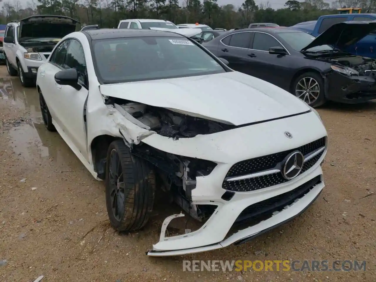 1 Photograph of a damaged car W1K5J4GB1MN218089 MERCEDES-BENZ CLA-CLASS 2021