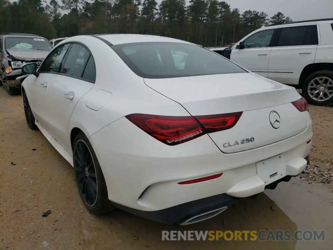 3 Photograph of a damaged car W1K5J4GB1MN218089 MERCEDES-BENZ CLA-CLASS 2021