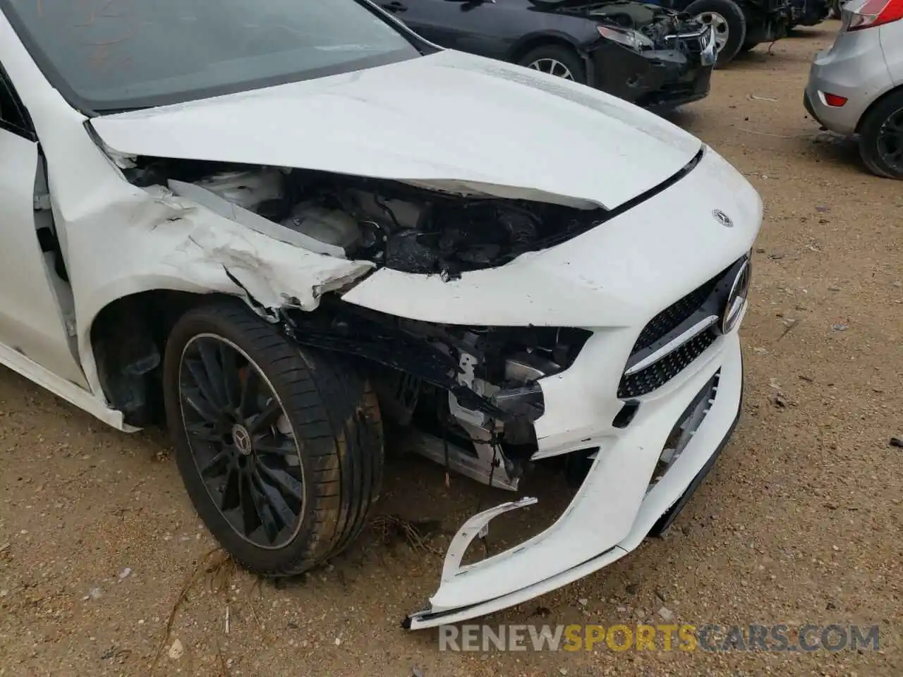 9 Photograph of a damaged car W1K5J4GB1MN218089 MERCEDES-BENZ CLA-CLASS 2021