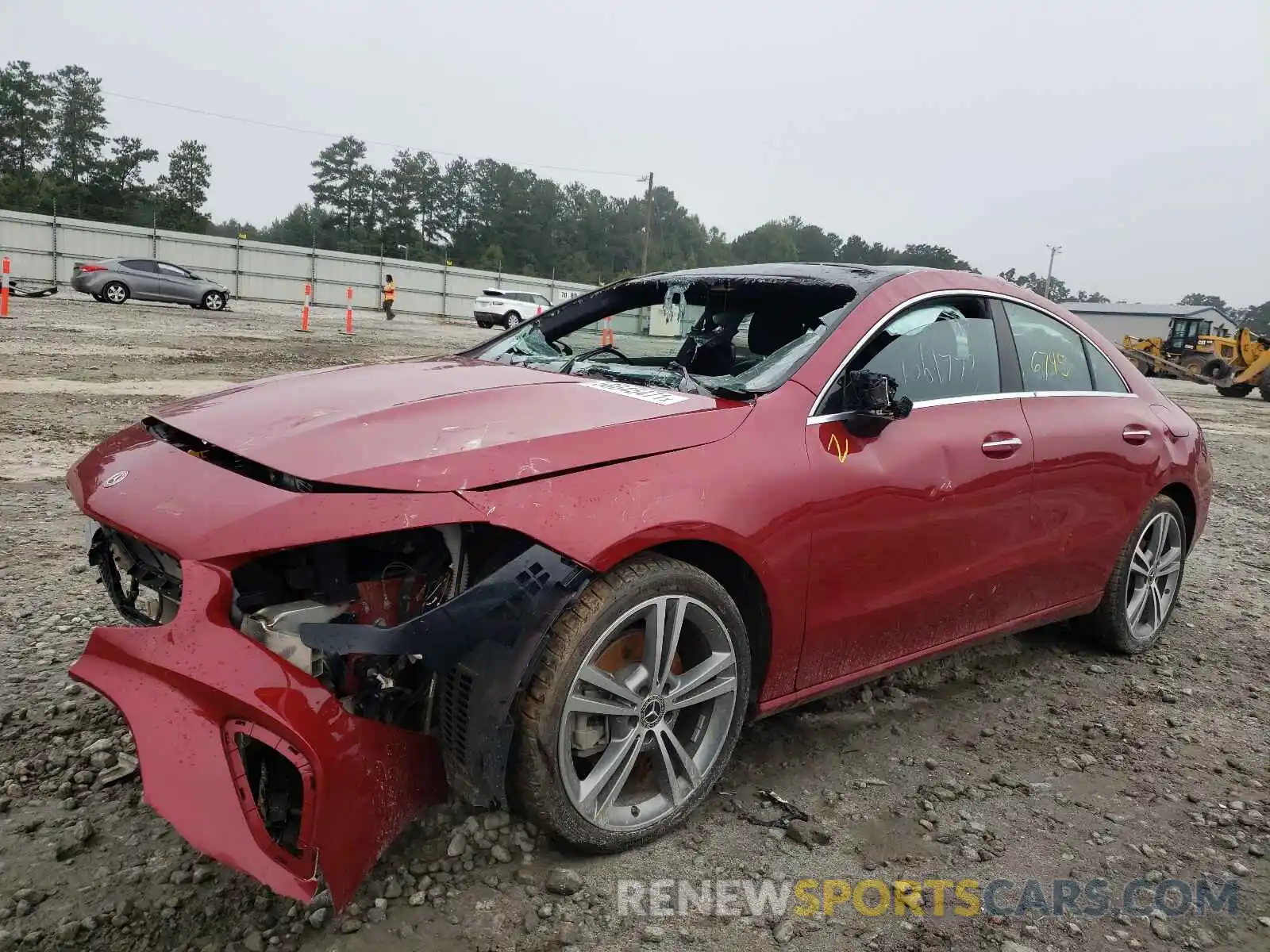 2 Photograph of a damaged car W1K5J4GB2MN161885 MERCEDES-BENZ CLA-CLASS 2021