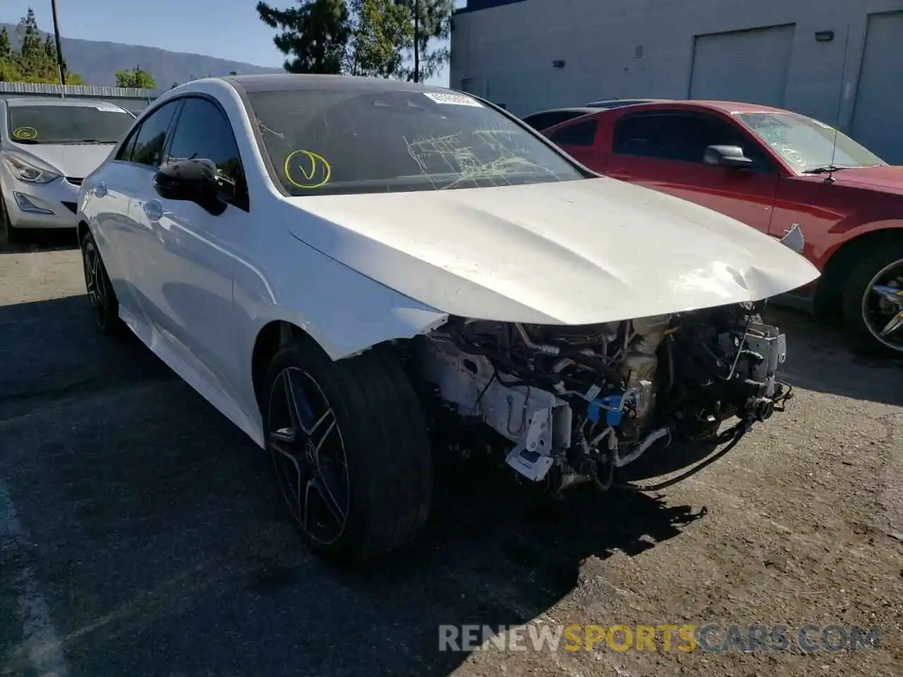 1 Photograph of a damaged car W1K5J4GB2MN164754 MERCEDES-BENZ CLA-CLASS 2021