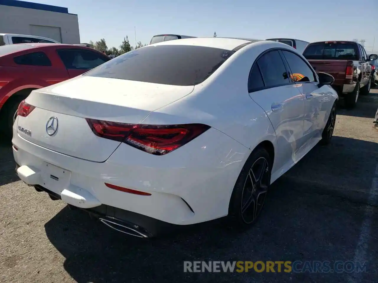 4 Photograph of a damaged car W1K5J4GB2MN164754 MERCEDES-BENZ CLA-CLASS 2021