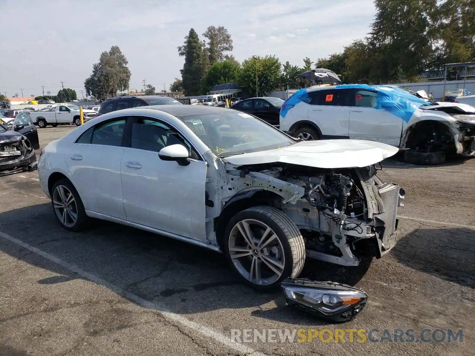 1 Photograph of a damaged car W1K5J4GB2MN167251 MERCEDES-BENZ CLA-CLASS 2021