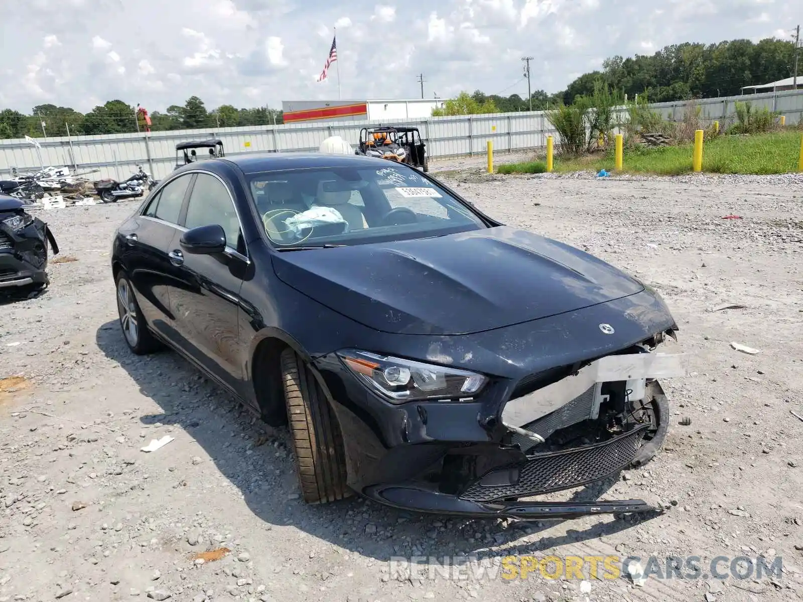 1 Photograph of a damaged car W1K5J4GB2MN184406 MERCEDES-BENZ CLA-CLASS 2021