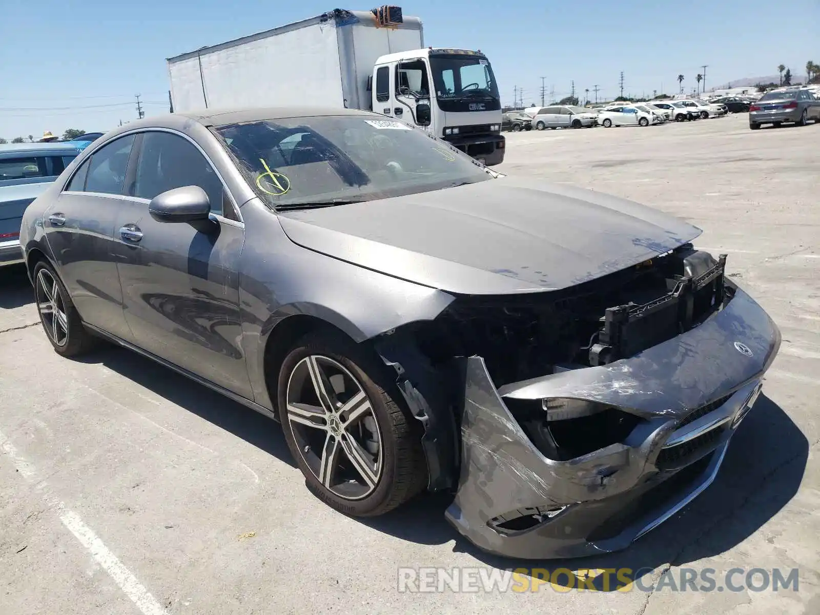 1 Photograph of a damaged car W1K5J4GB3MN153956 MERCEDES-BENZ CLA-CLASS 2021