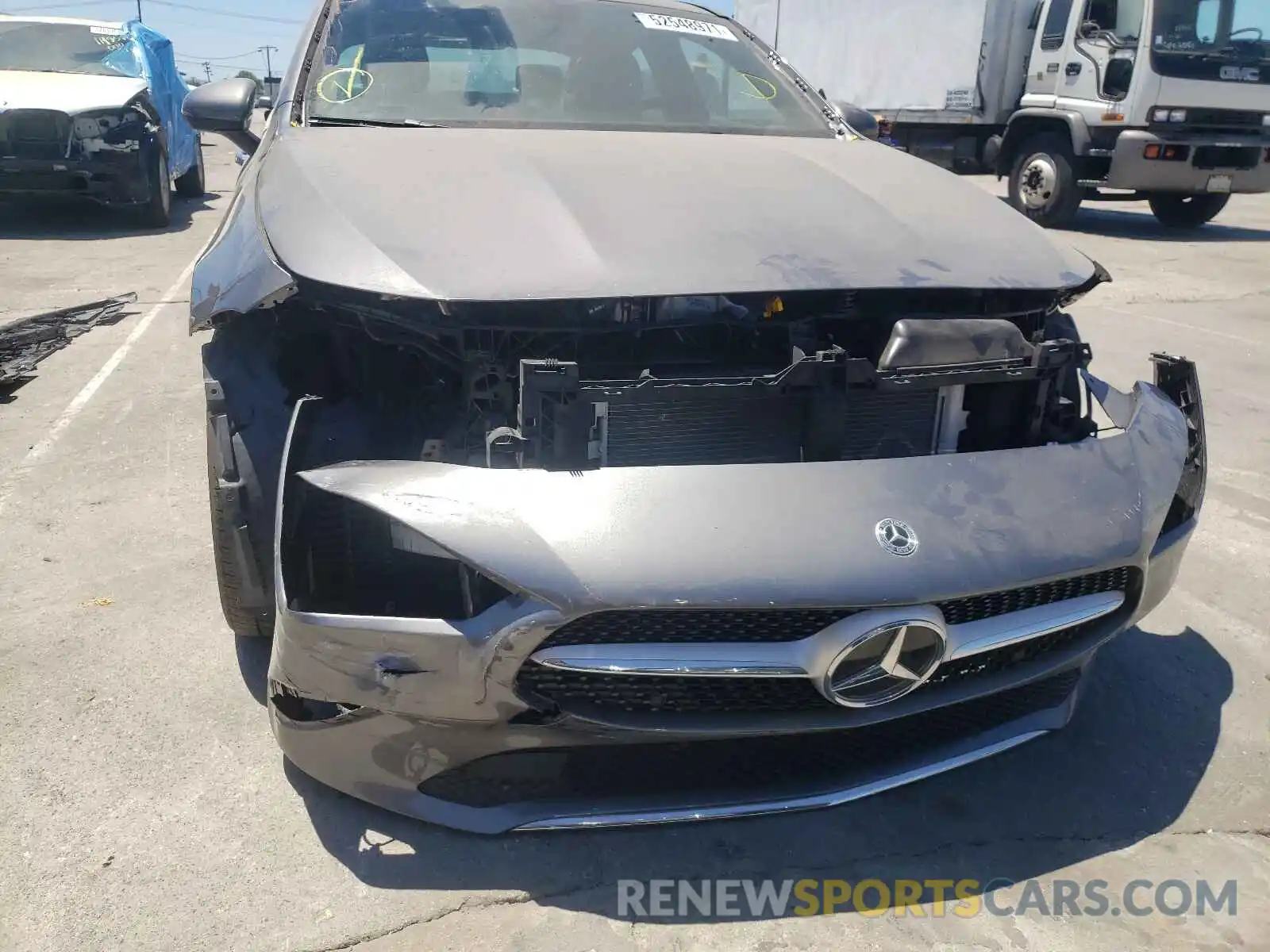 9 Photograph of a damaged car W1K5J4GB3MN153956 MERCEDES-BENZ CLA-CLASS 2021