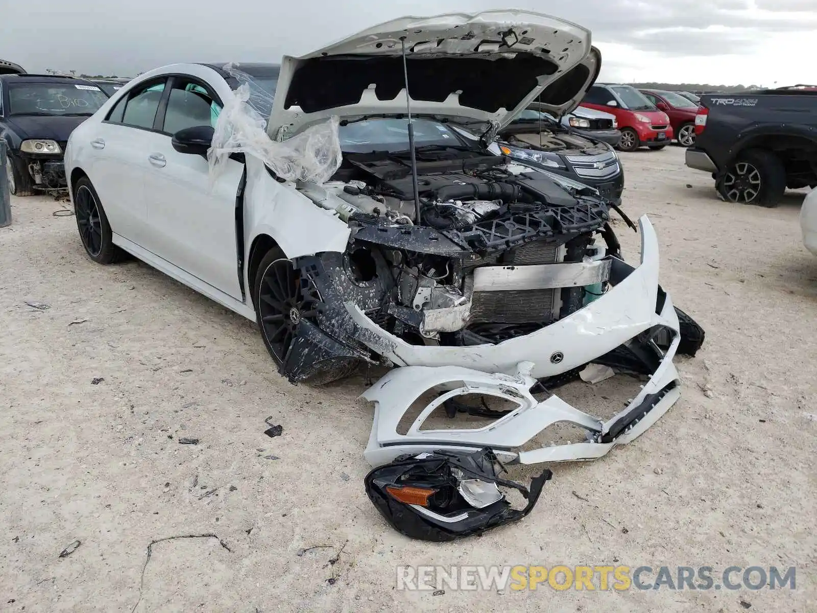 1 Photograph of a damaged car W1K5J4GB3MN163046 MERCEDES-BENZ CLA-CLASS 2021