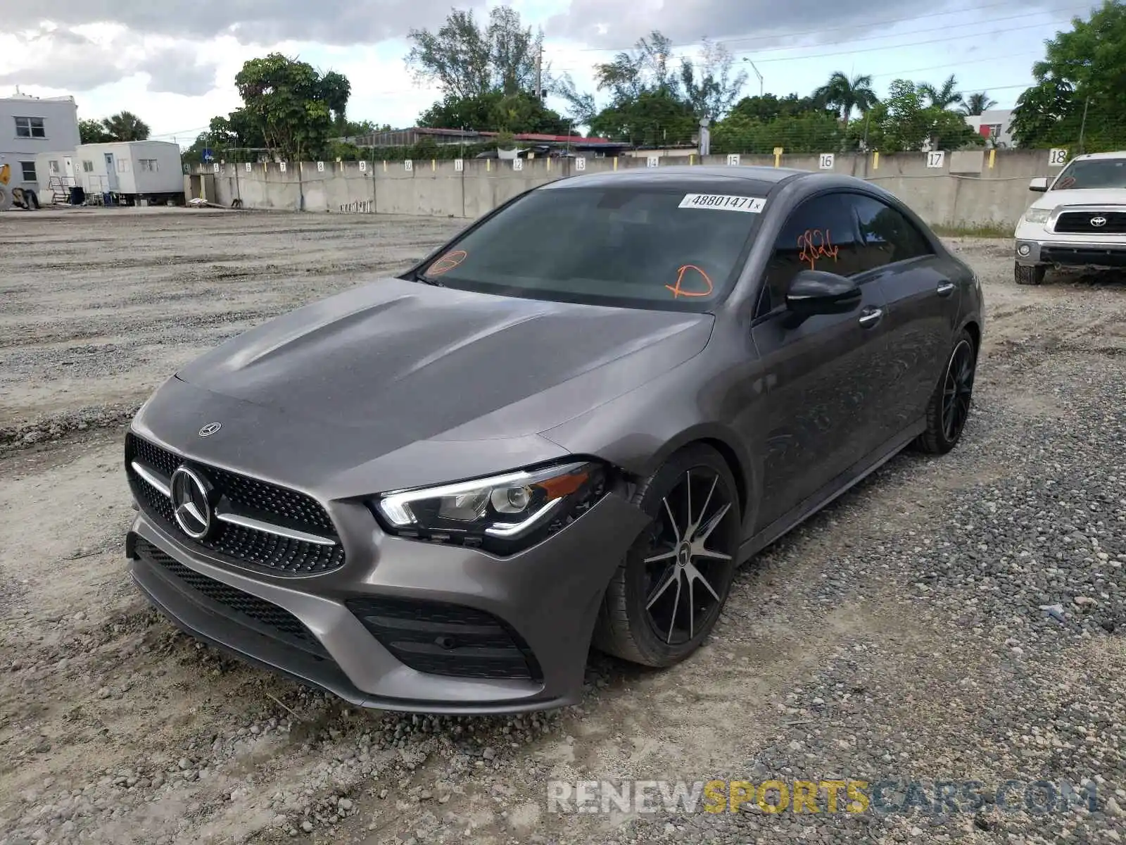 2 Photograph of a damaged car W1K5J4GB4MN152587 MERCEDES-BENZ CLA-CLASS 2021