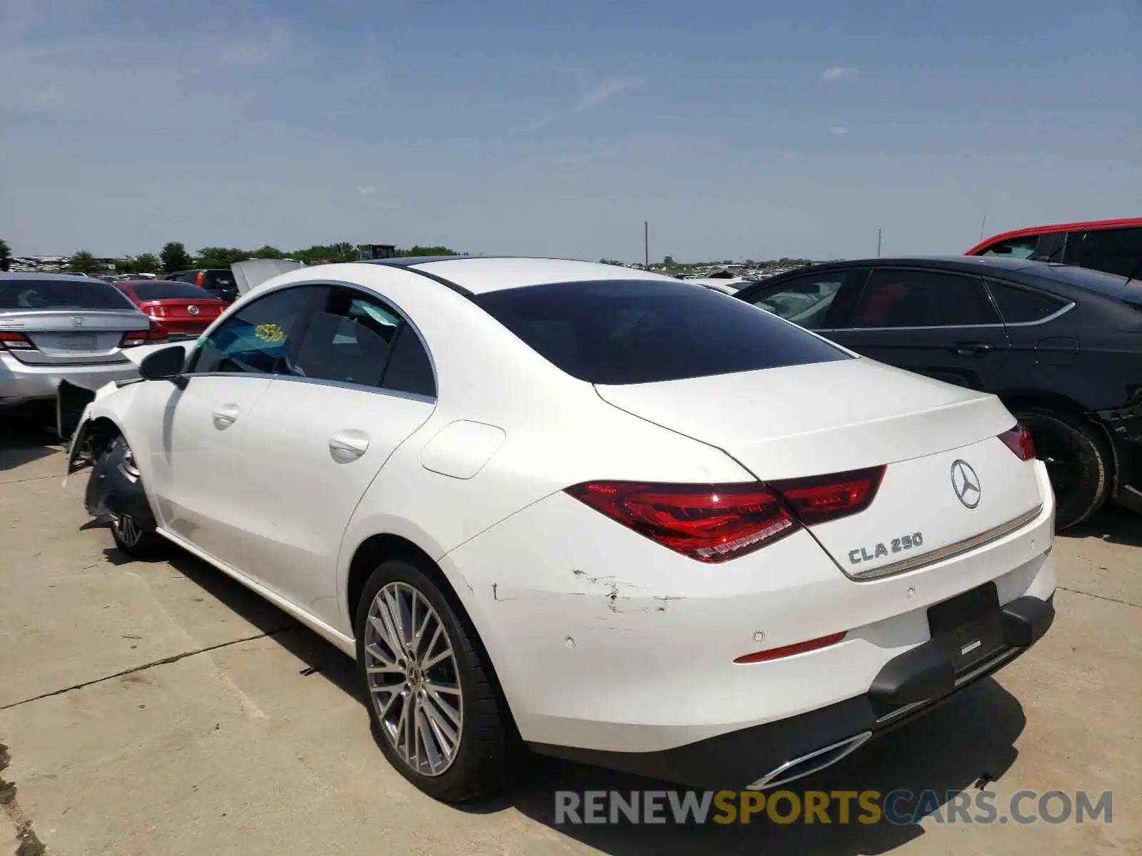 3 Photograph of a damaged car W1K5J4GB4MN161581 MERCEDES-BENZ CLA-CLASS 2021