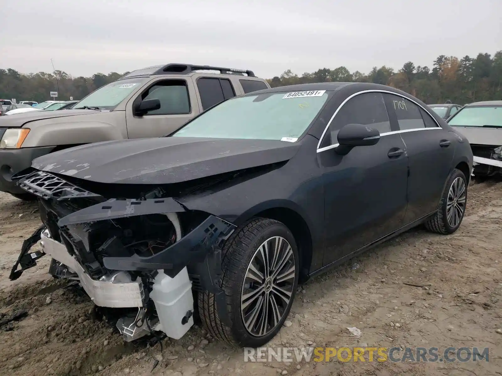 2 Photograph of a damaged car W1K5J4GB6MN240217 MERCEDES-BENZ CLA-CLASS 2021