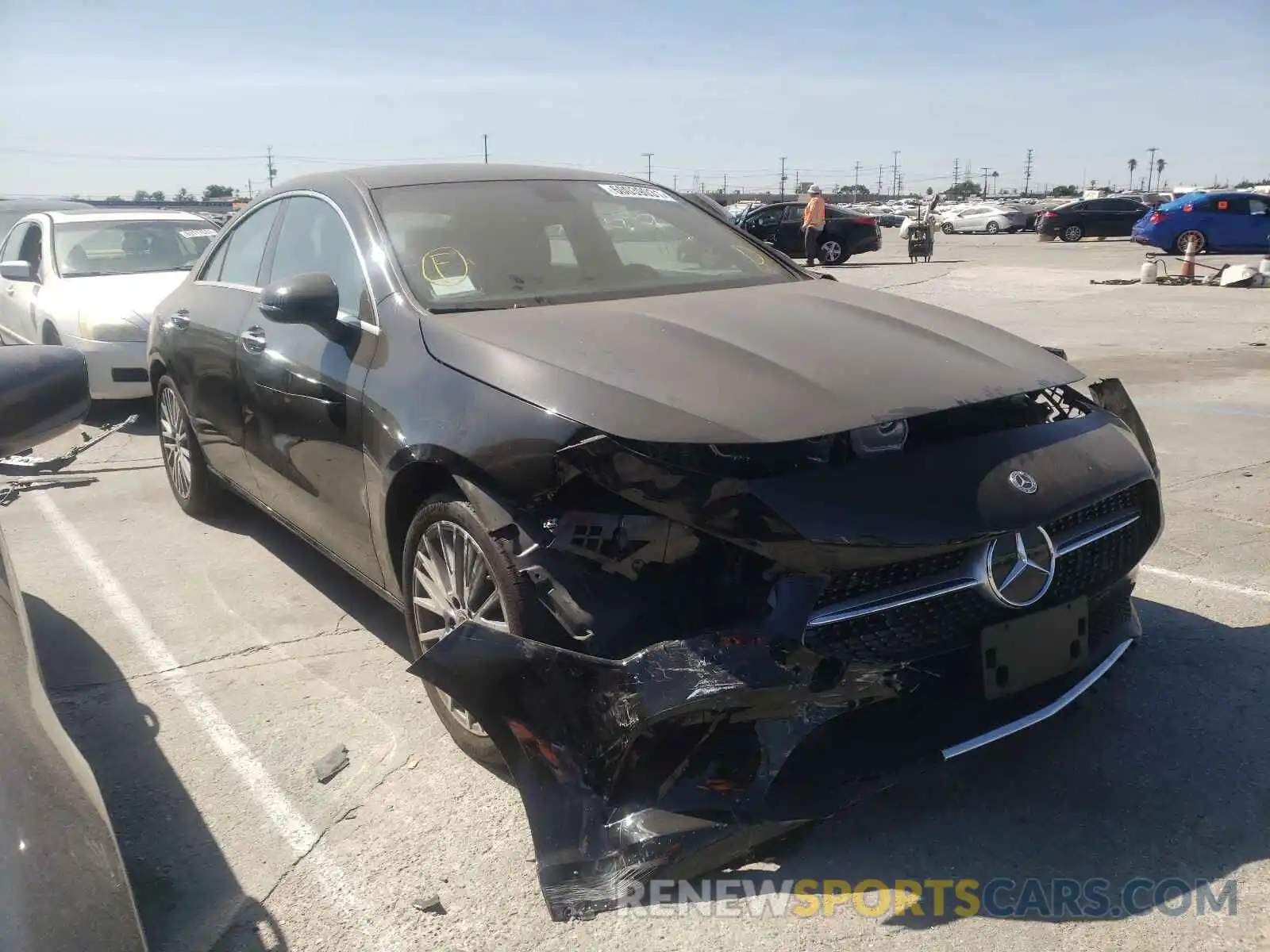 1 Photograph of a damaged car W1K5J4GB7MN184479 MERCEDES-BENZ CLA-CLASS 2021