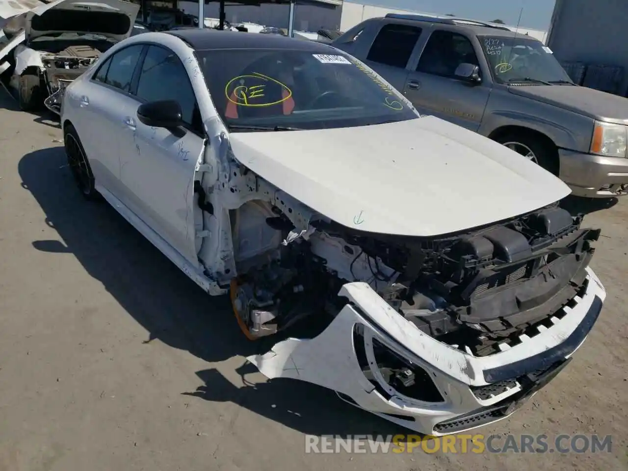 1 Photograph of a damaged car W1K5J4GB8MN157307 MERCEDES-BENZ CLA-CLASS 2021