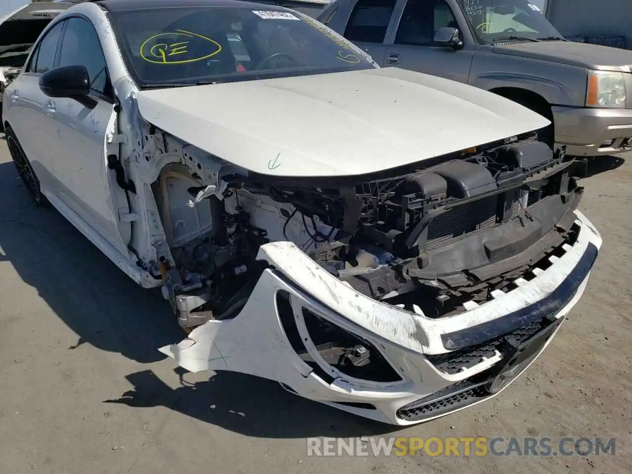 9 Photograph of a damaged car W1K5J4GB8MN157307 MERCEDES-BENZ CLA-CLASS 2021