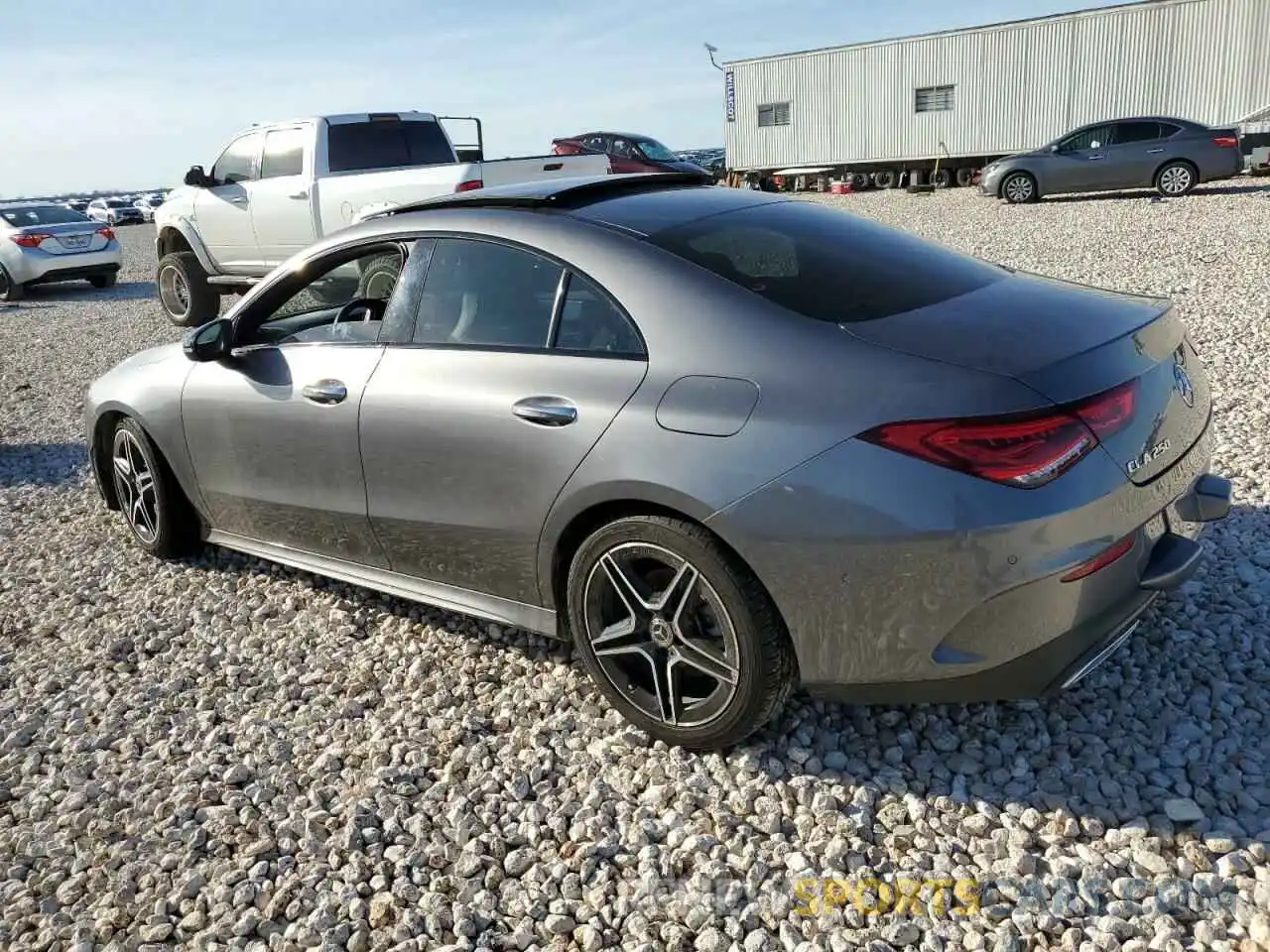 2 Photograph of a damaged car W1K5J4GB8MN175080 MERCEDES-BENZ CLA-CLASS 2021