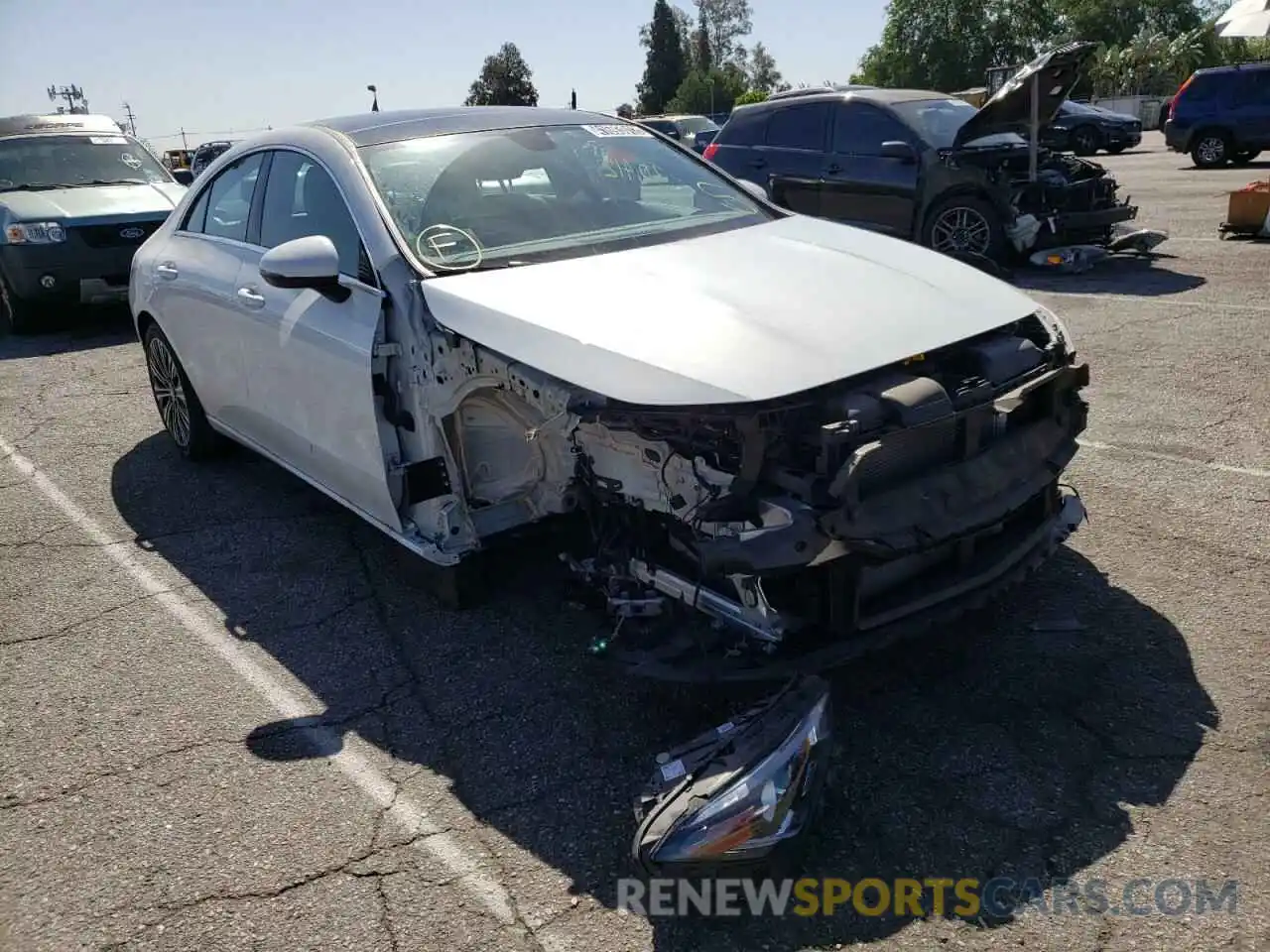 1 Photograph of a damaged car W1K5J4GB8MN186905 MERCEDES-BENZ CLA-CLASS 2021