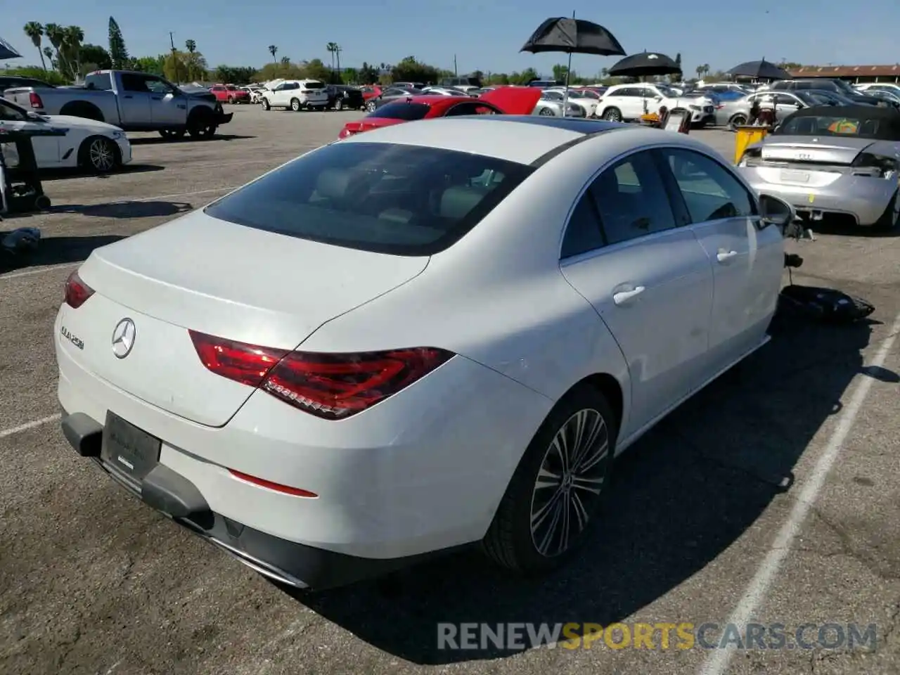 4 Photograph of a damaged car W1K5J4GB8MN186905 MERCEDES-BENZ CLA-CLASS 2021