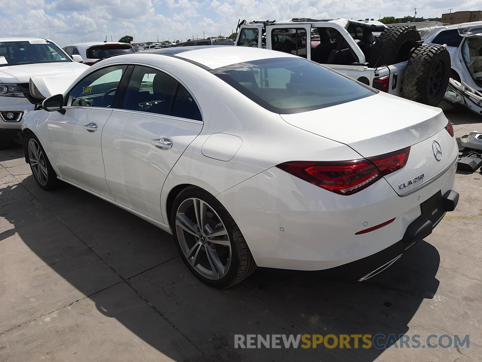 3 Photograph of a damaged car W1K5J4GB9MN218549 MERCEDES-BENZ CLA-CLASS 2021