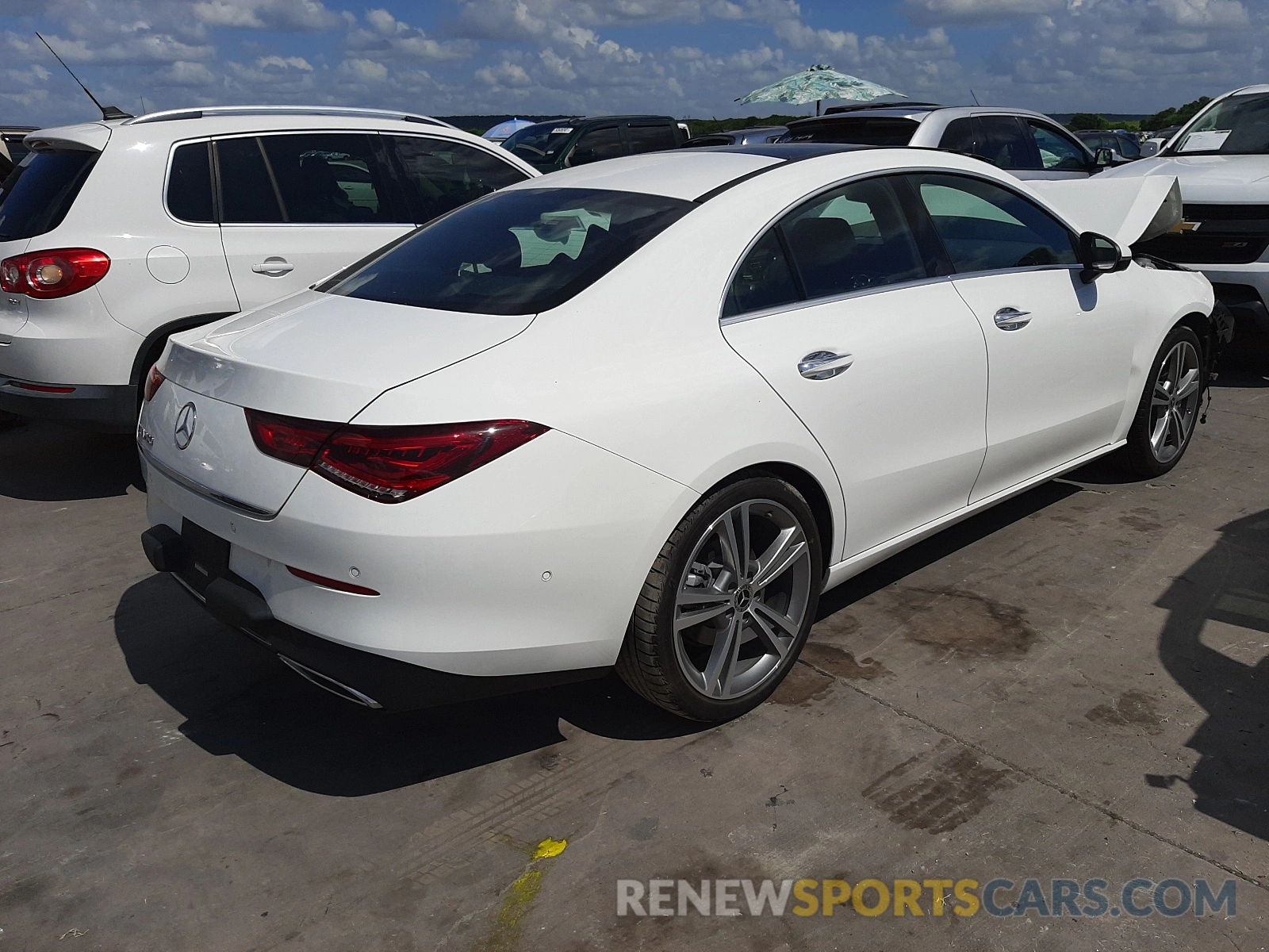 4 Photograph of a damaged car W1K5J4GB9MN218549 MERCEDES-BENZ CLA-CLASS 2021