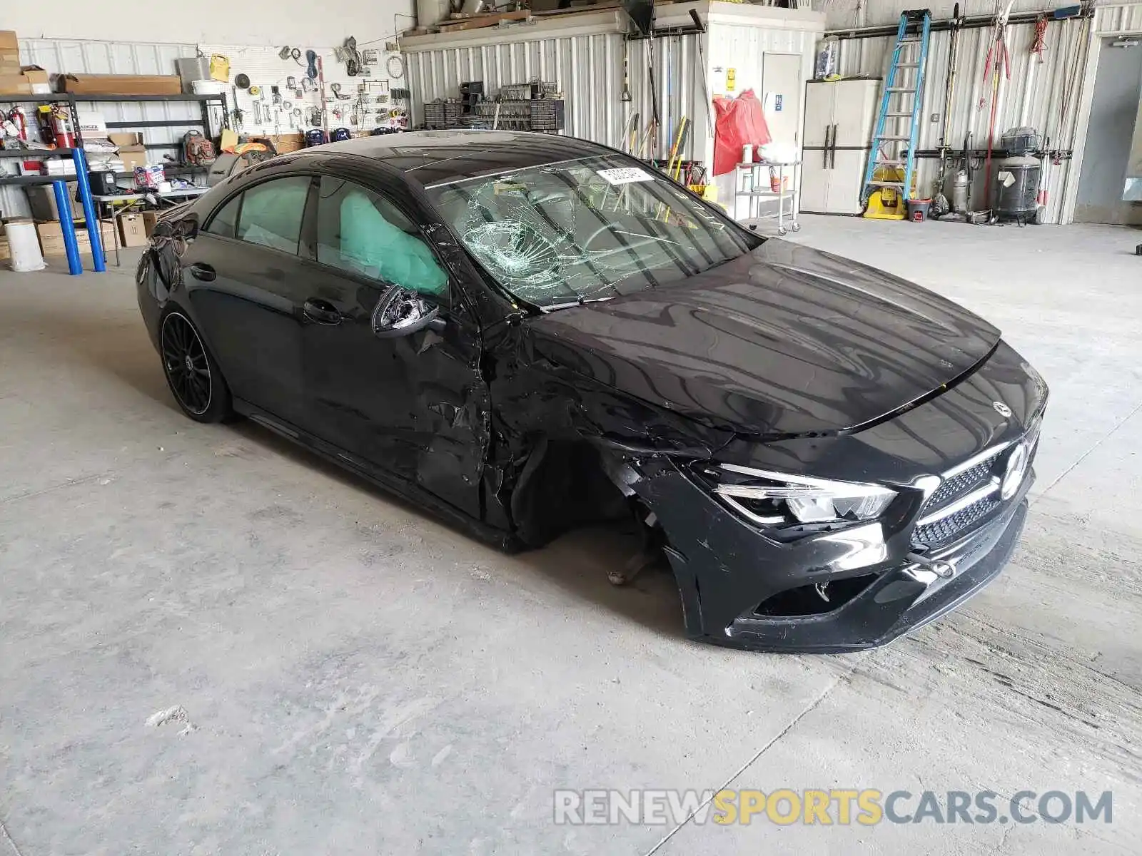 1 Photograph of a damaged car W1K5J4GBXMN152738 MERCEDES-BENZ CLA-CLASS 2021