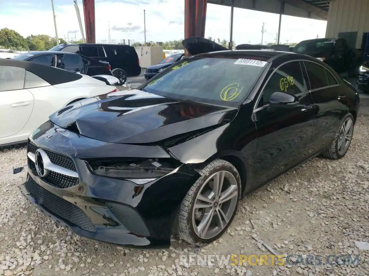 2 Photograph of a damaged car W1K5J4GBXMN176862 MERCEDES-BENZ CLA-CLASS 2021