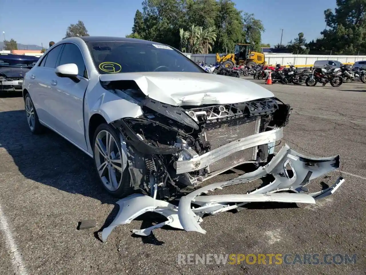 1 Photograph of a damaged car W1K5J4GBXMN184878 MERCEDES-BENZ CLA-CLASS 2021