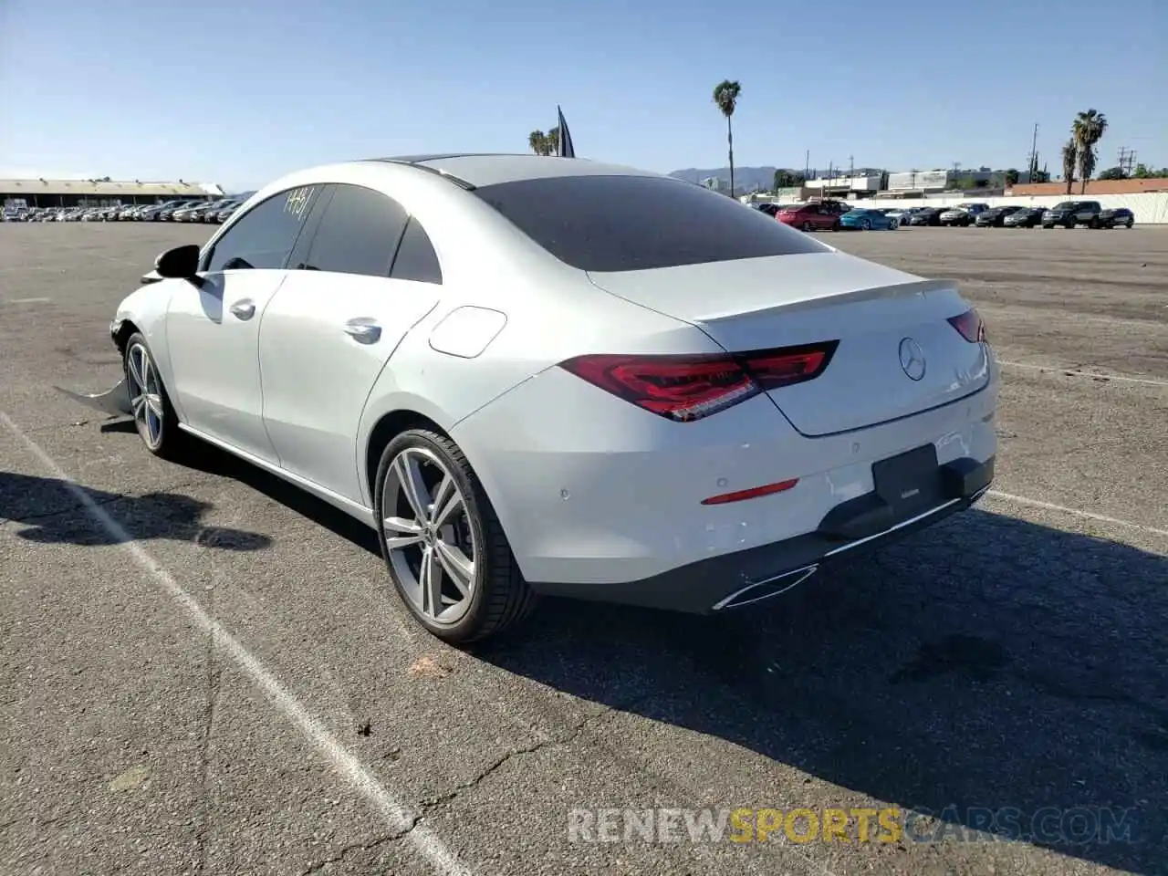 3 Photograph of a damaged car W1K5J4GBXMN184878 MERCEDES-BENZ CLA-CLASS 2021