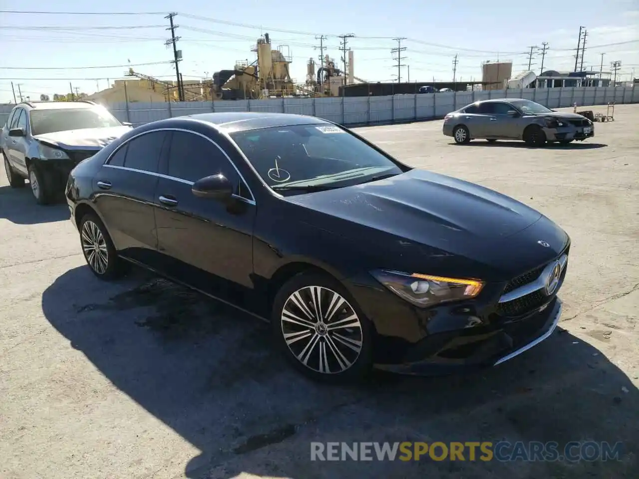 1 Photograph of a damaged car W1K5J4GBXMN185190 MERCEDES-BENZ CLA-CLASS 2021