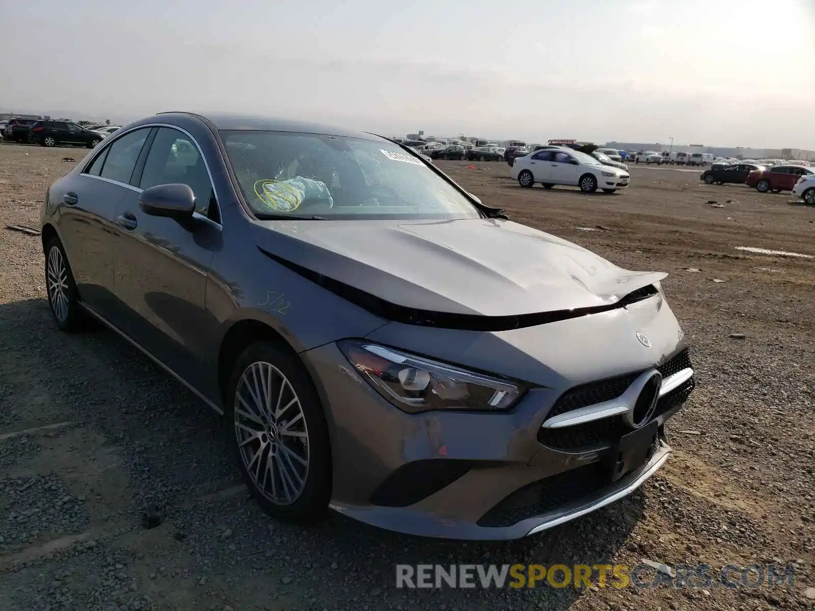 1 Photograph of a damaged car W1K5J4GBXMN189594 MERCEDES-BENZ CLA-CLASS 2021