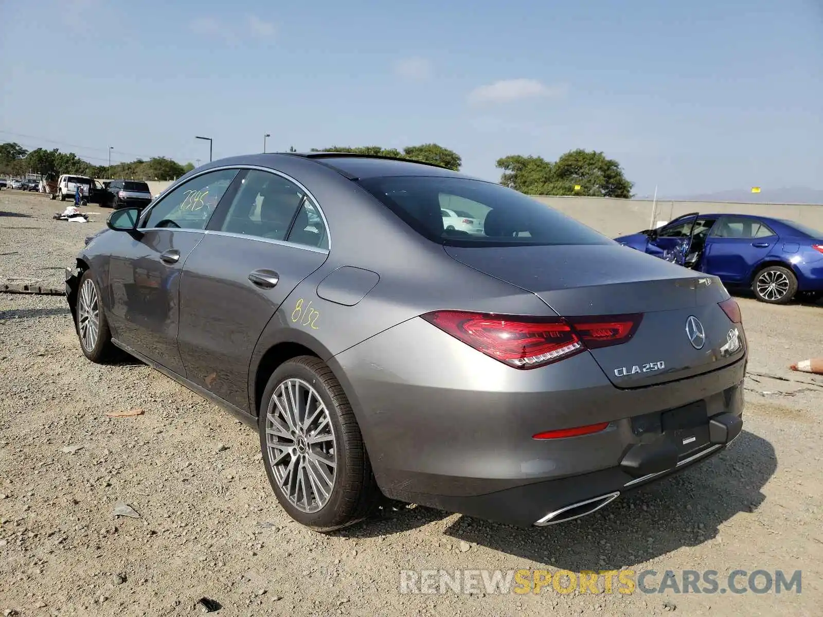 3 Photograph of a damaged car W1K5J4GBXMN189594 MERCEDES-BENZ CLA-CLASS 2021