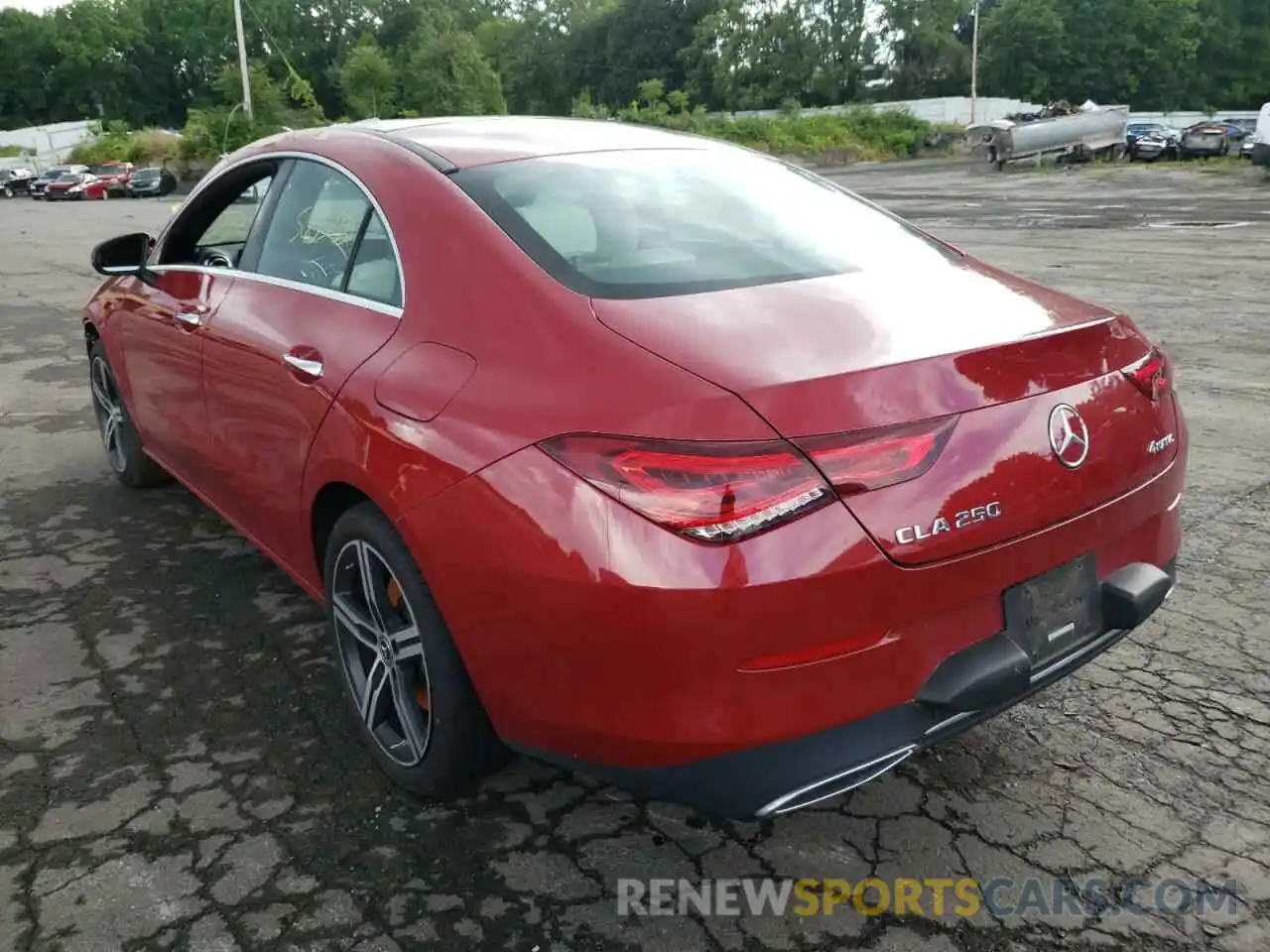 3 Photograph of a damaged car W1K5J4HB0MN154643 MERCEDES-BENZ CLA-CLASS 2021