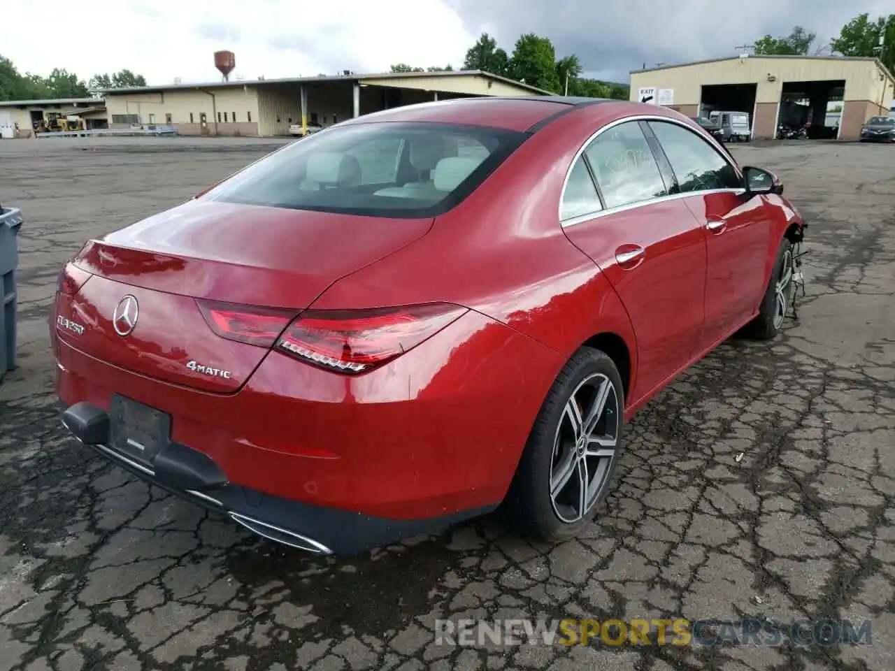 4 Photograph of a damaged car W1K5J4HB0MN154643 MERCEDES-BENZ CLA-CLASS 2021