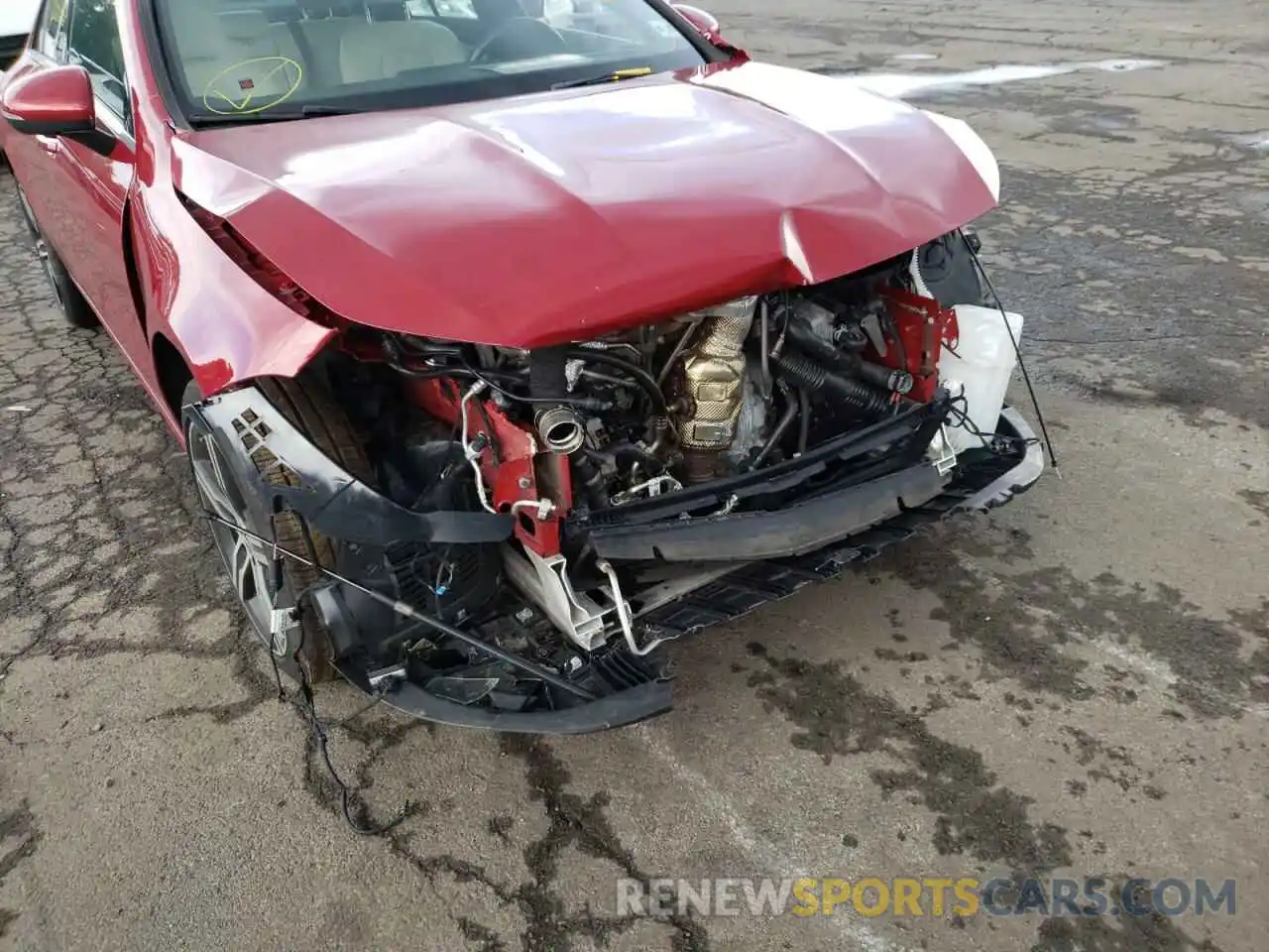 9 Photograph of a damaged car W1K5J4HB0MN154643 MERCEDES-BENZ CLA-CLASS 2021