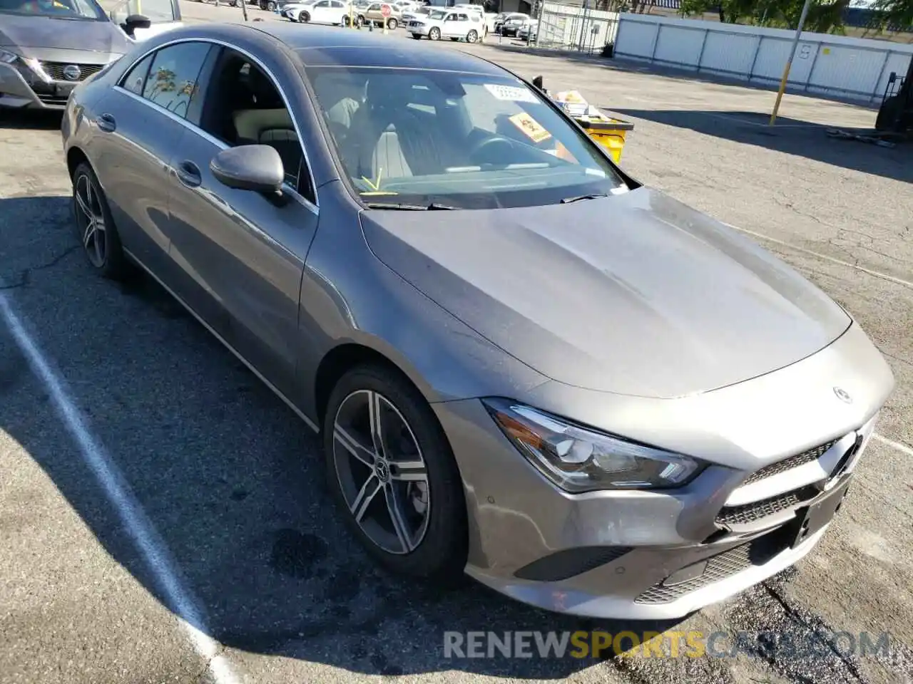 1 Photograph of a damaged car W1K5J4HB0MN162578 MERCEDES-BENZ CLA-CLASS 2021