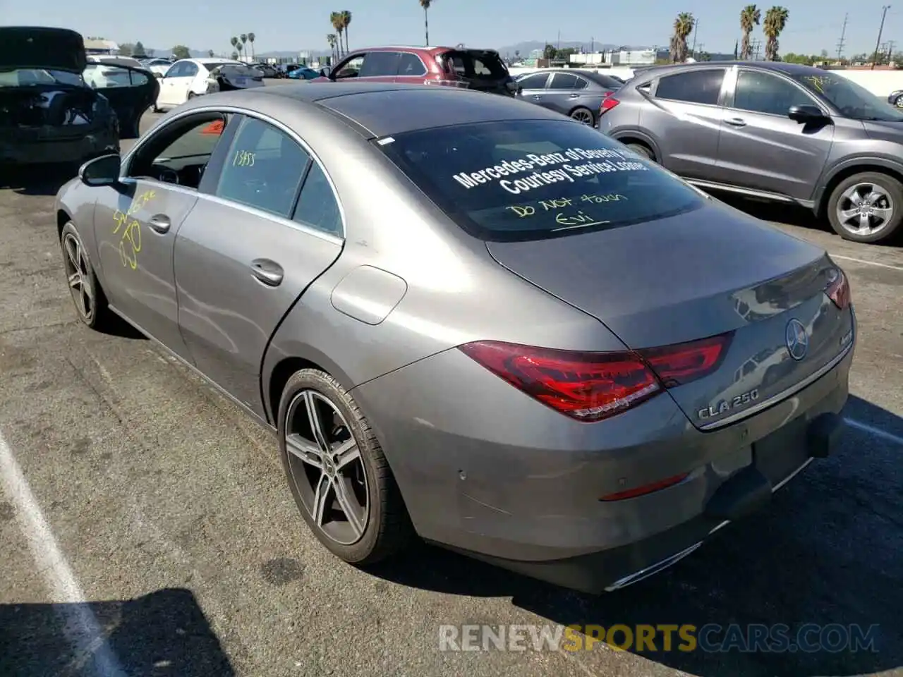 3 Photograph of a damaged car W1K5J4HB0MN162578 MERCEDES-BENZ CLA-CLASS 2021